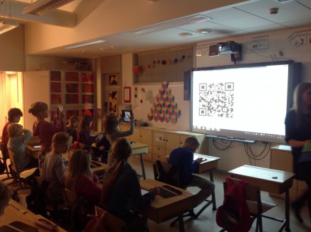 QR koodi vie nopeasti oikeaan www-osoitteeseen.