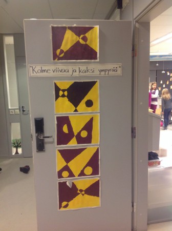 Vastavärejä ja viivaa